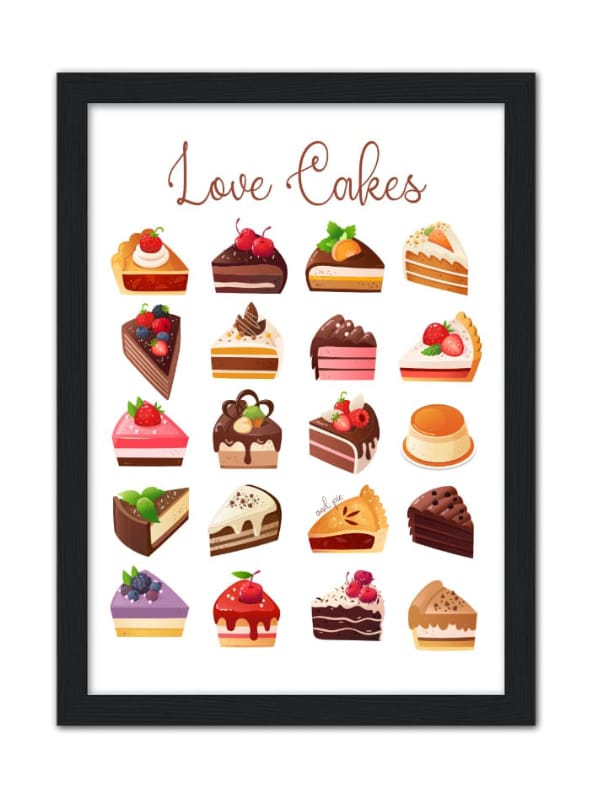 Love Cakes ... and Pie Poster - A3 Poster